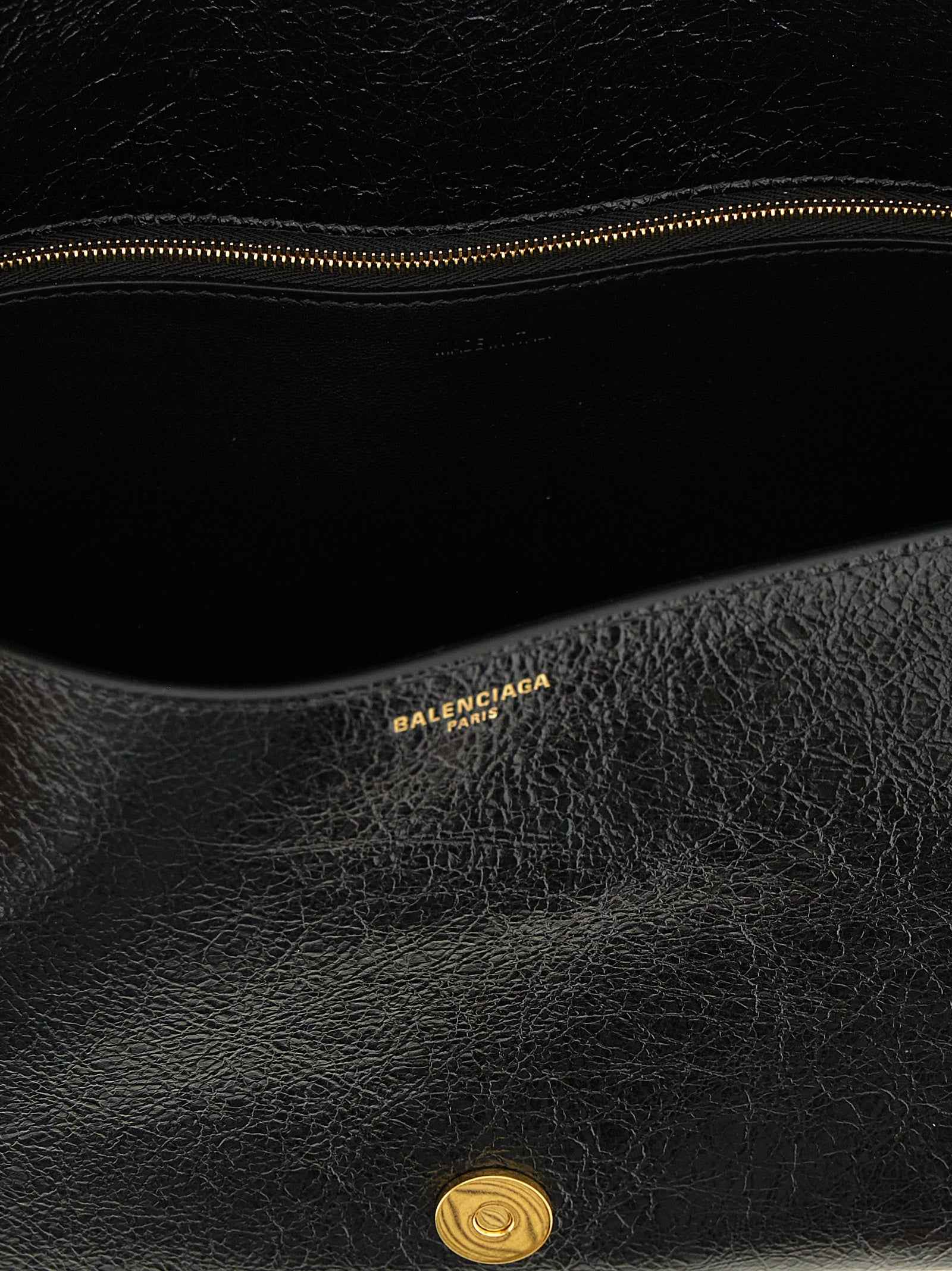 Balenciaga Black Lamb Leather Shoulder Bag