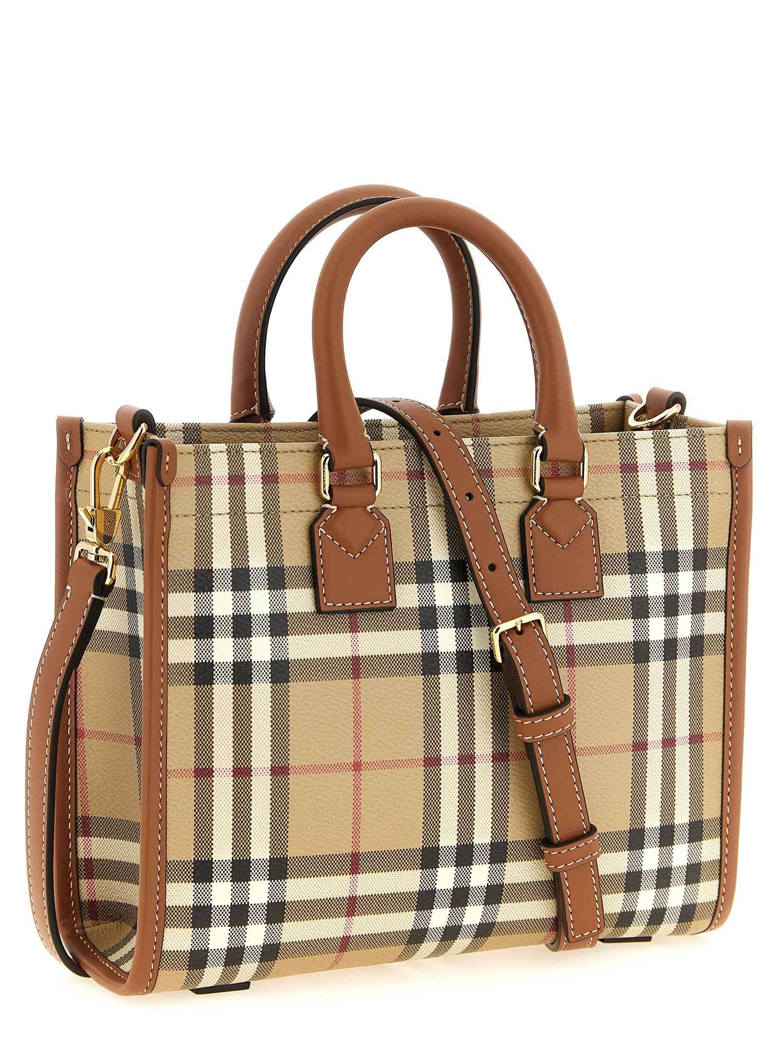 Burberry Beige Polyethylene Tote Bag