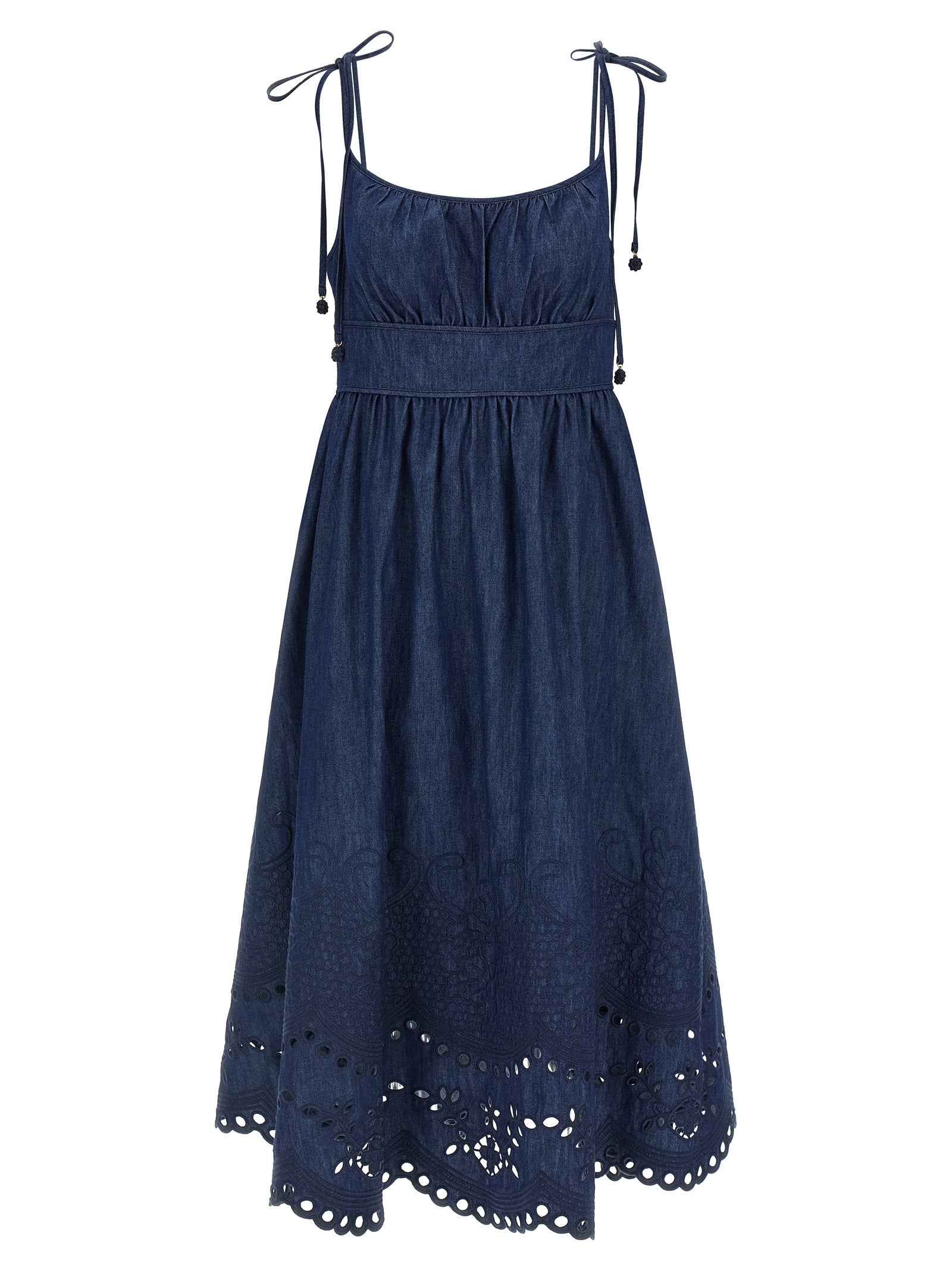 Zimmermann Blue Cotton Midi Dress