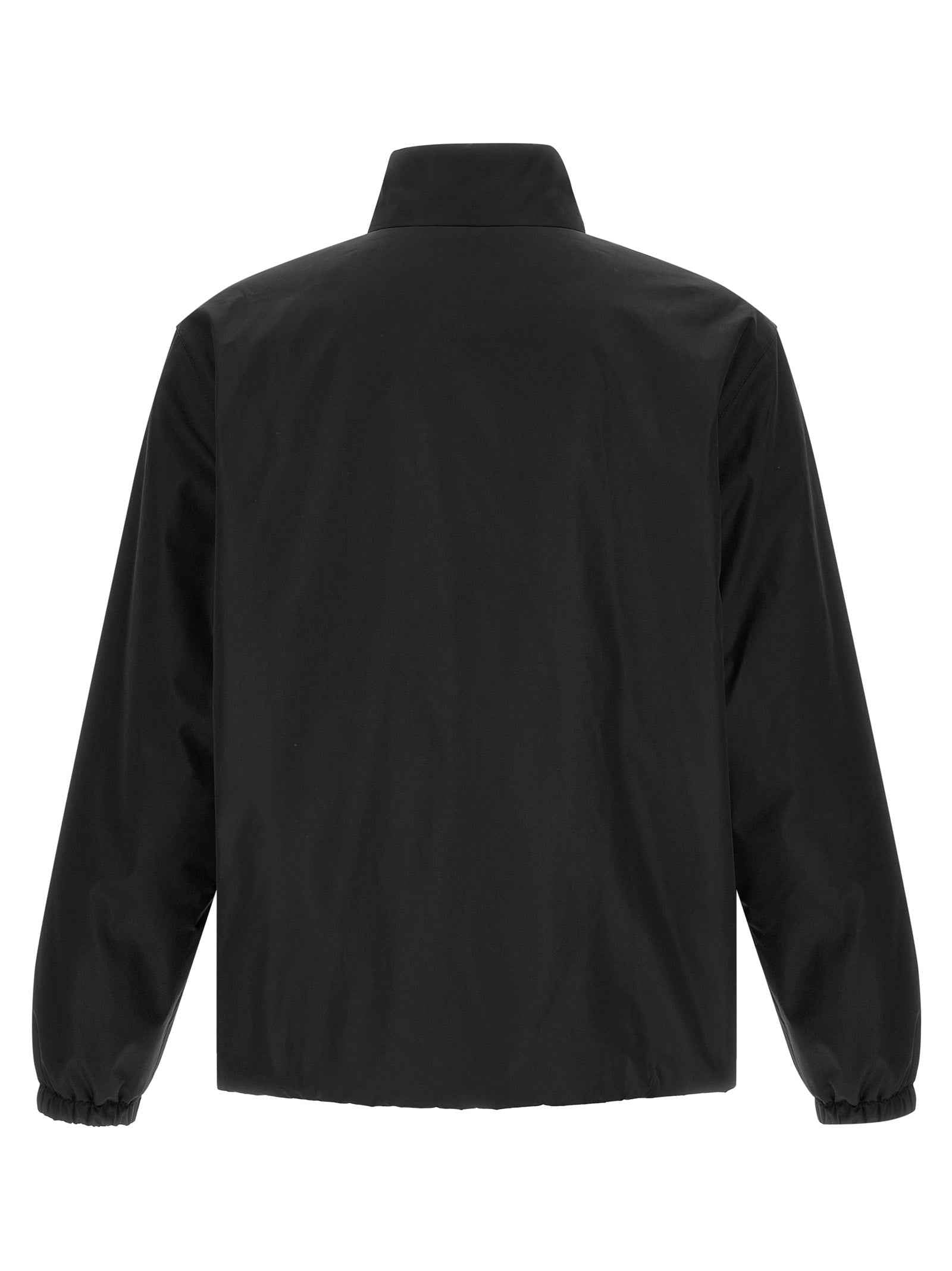 Jil Sander Black Polyester Full-Length Jacket