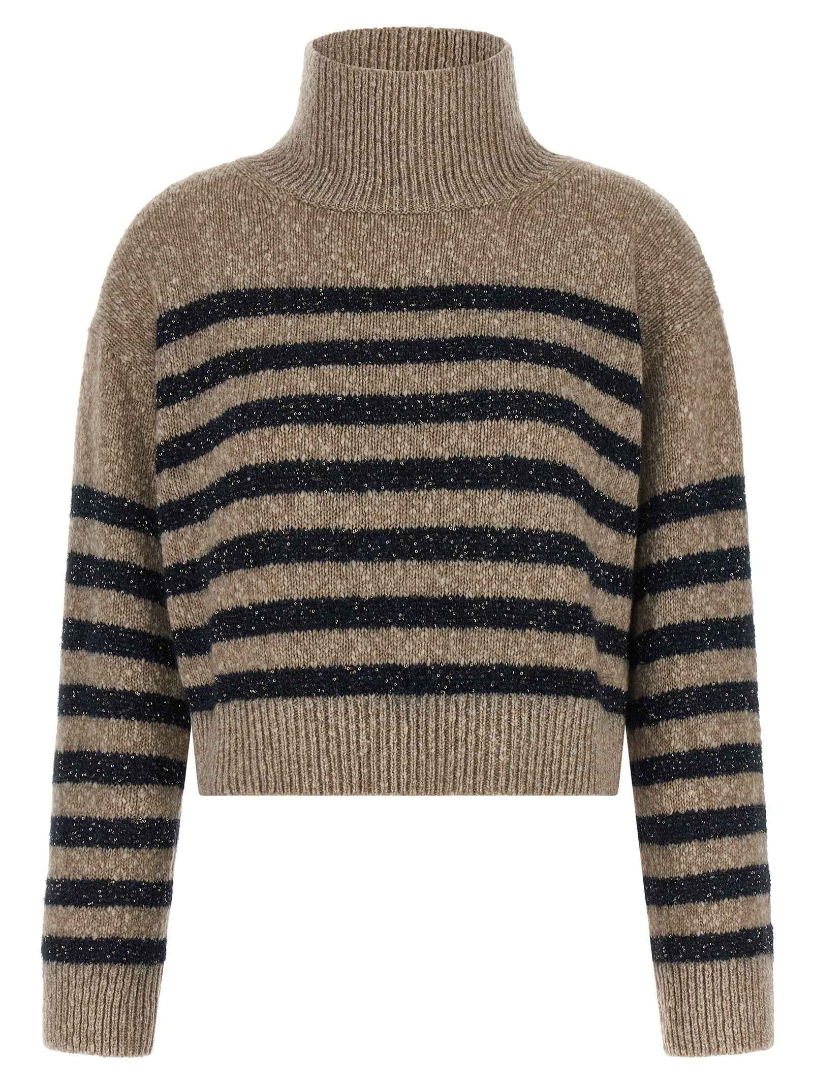 Brunello Cucinelli Multicolor Wool Cardigan