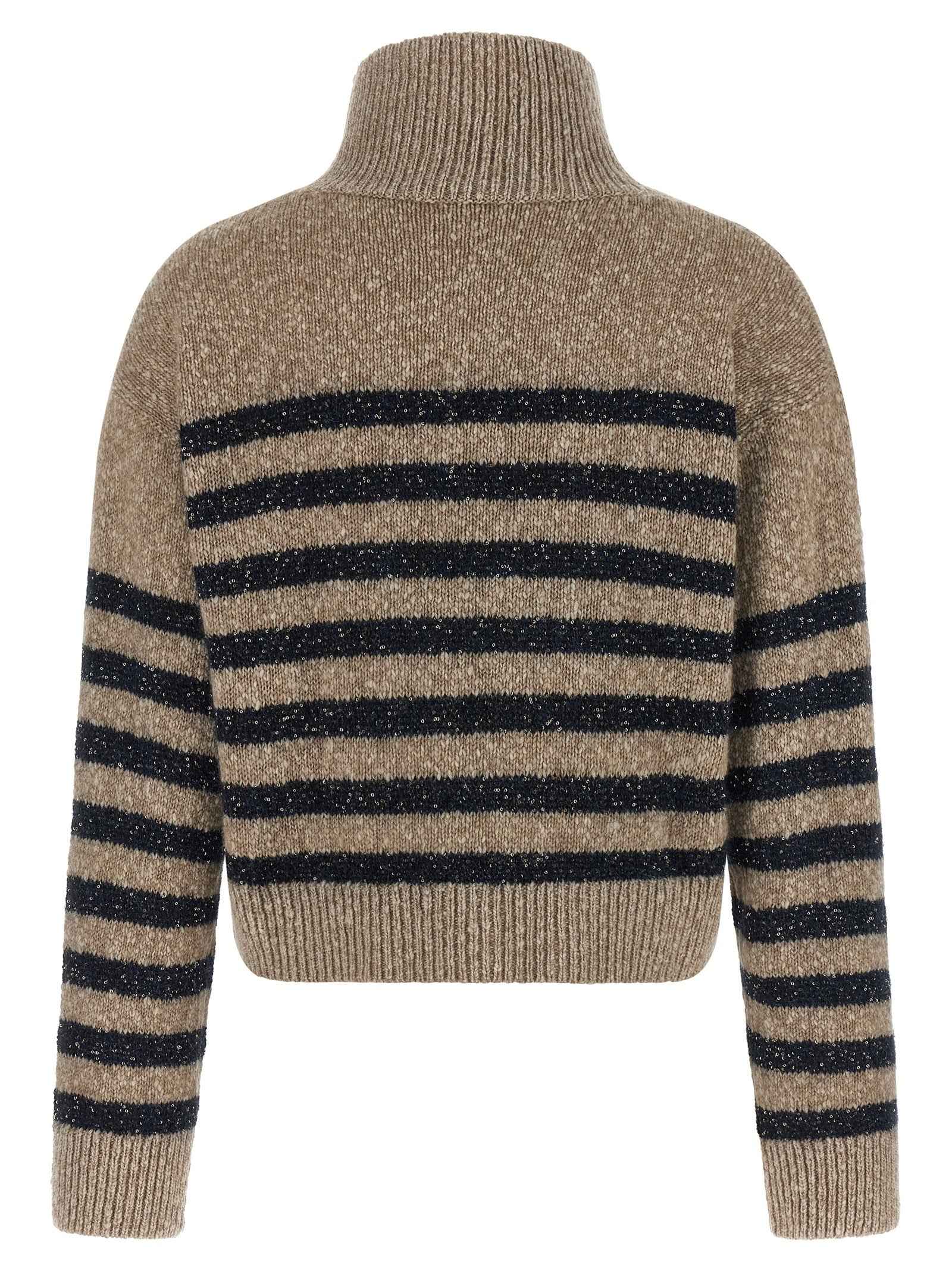 Brunello Cucinelli Multicolor Wool Cardigan