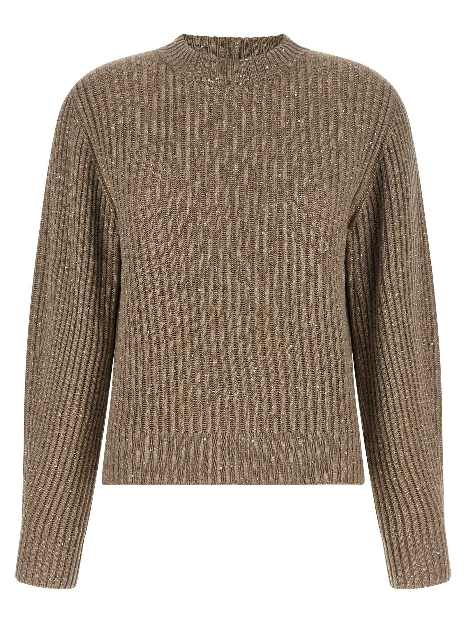 Brunello Cucinelli Beige Cashmere Cardigan
