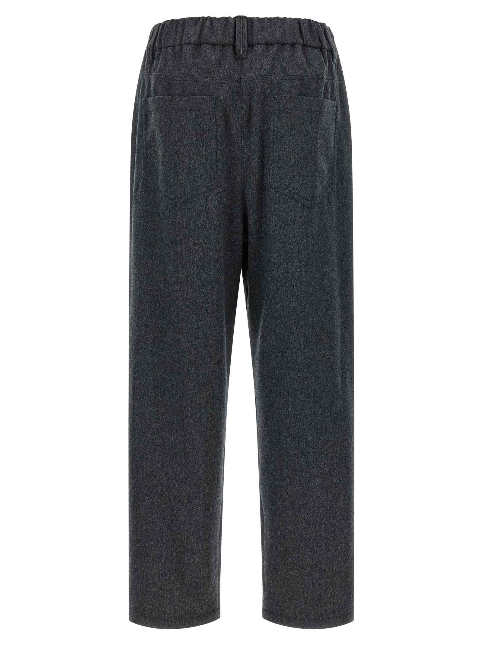 Brunello Cucinelli Gray Wool Pants
