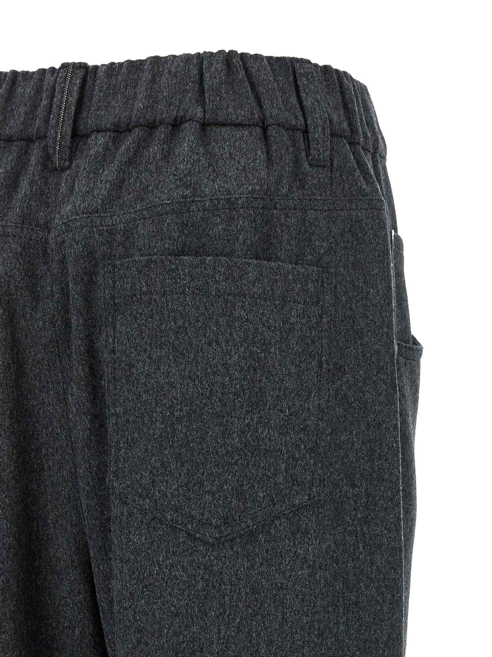 Brunello Cucinelli Gray Wool Pants