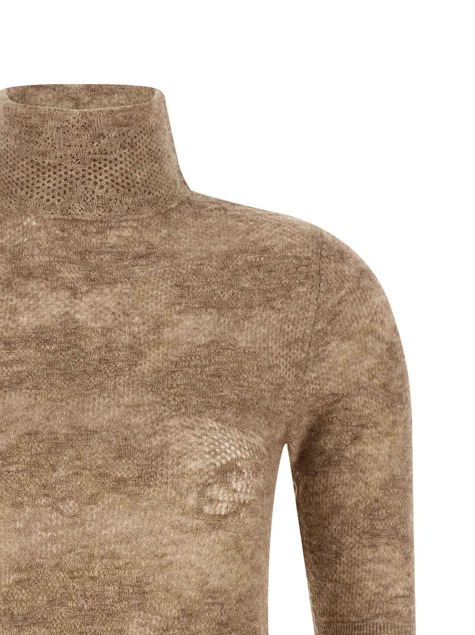 Brunello Cucinelli Beige Silk Cardigan