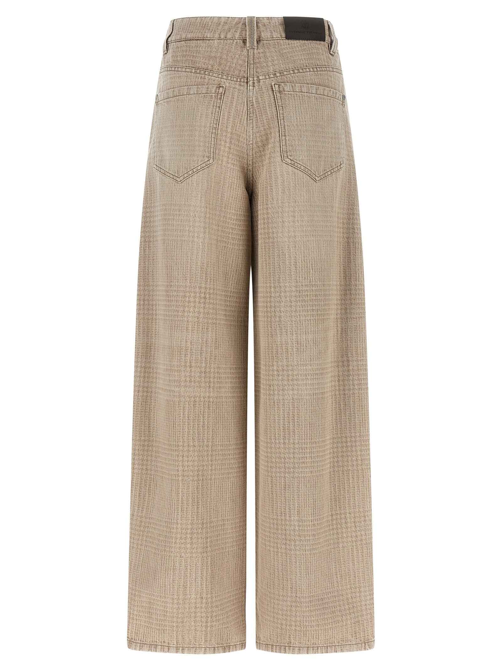 Brunello Cucinelli Beige Cotton Jeans Denim