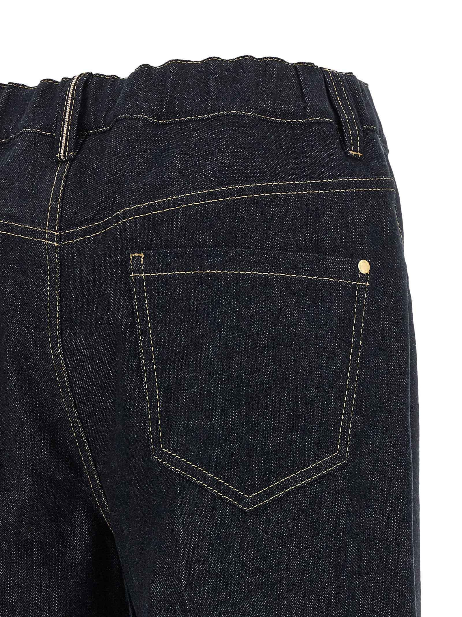Brunello Cucinelli Blue Cotton Jeans Denim