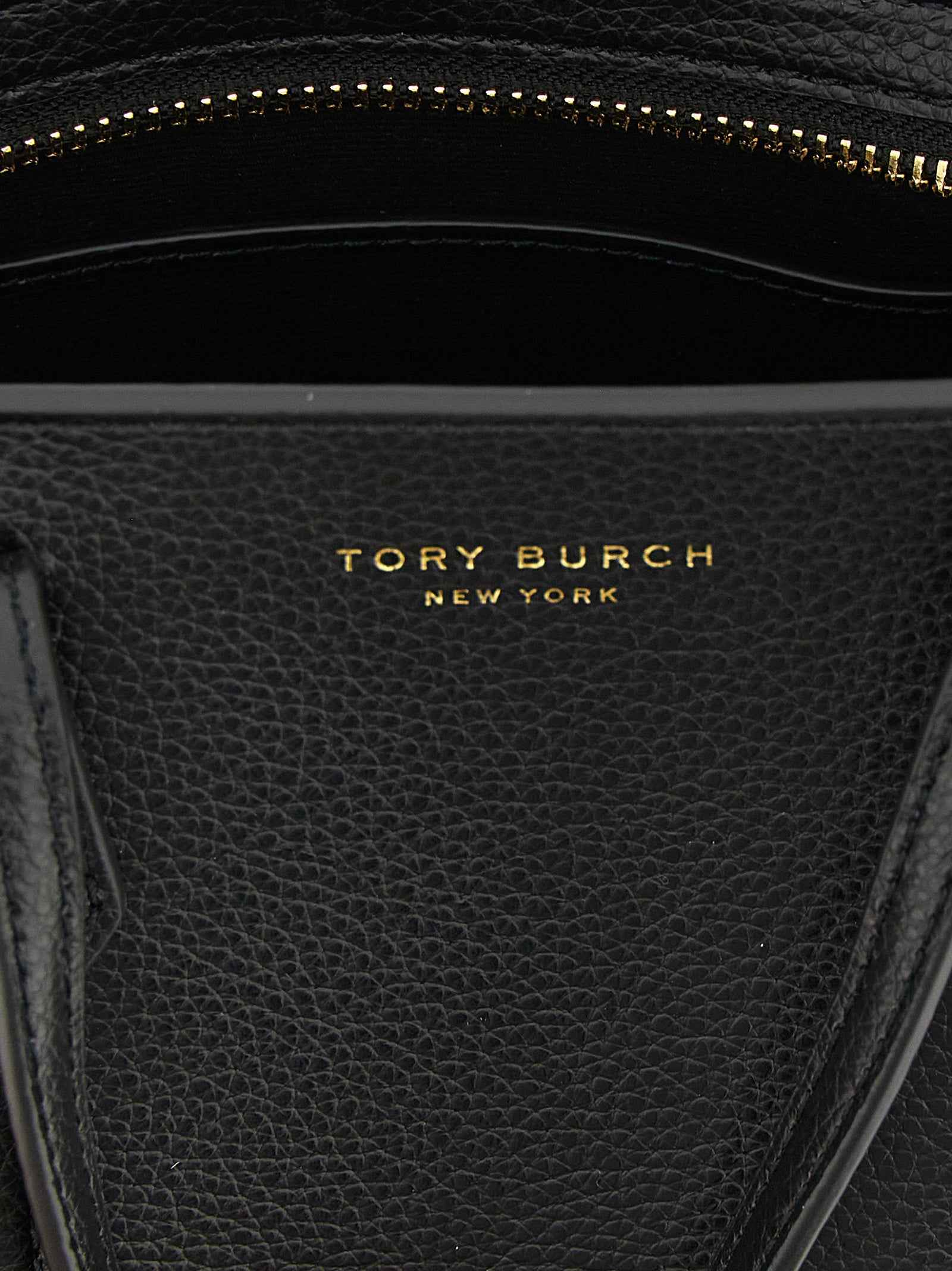 Tory Burch Black Cowhide Handbag
