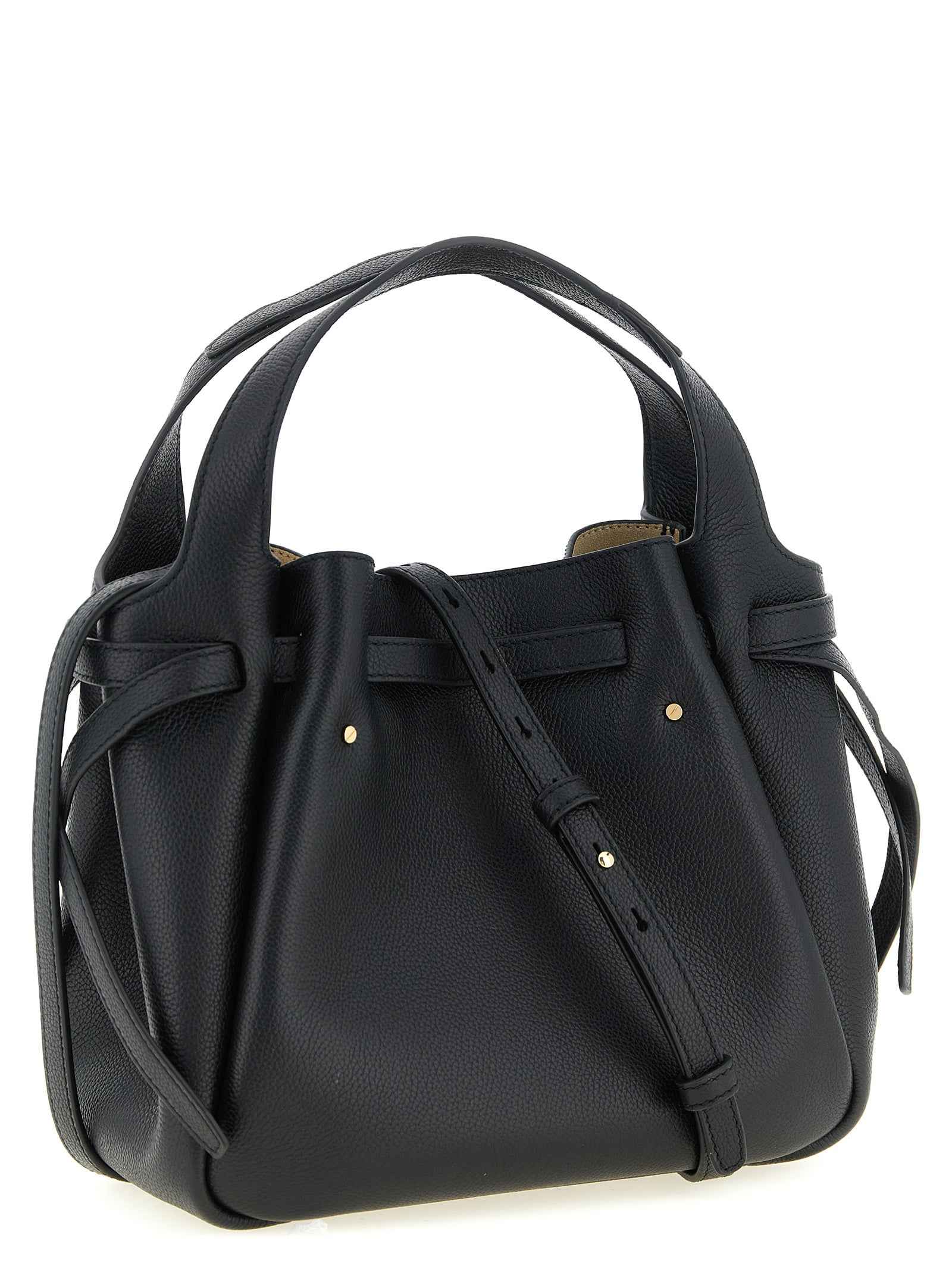 Tory Burch Black Cowhide Handbag