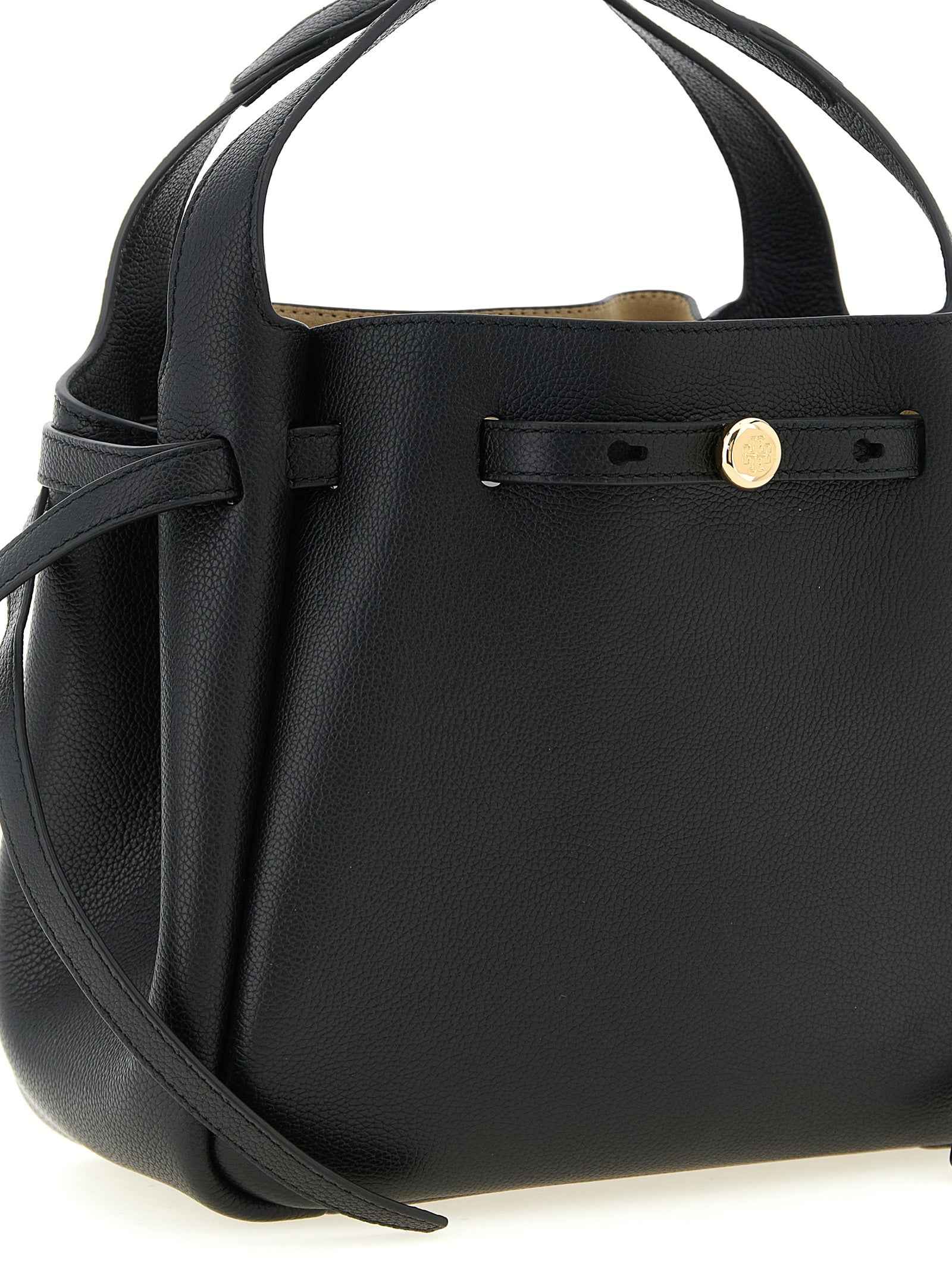 Tory Burch Black Cowhide Handbag