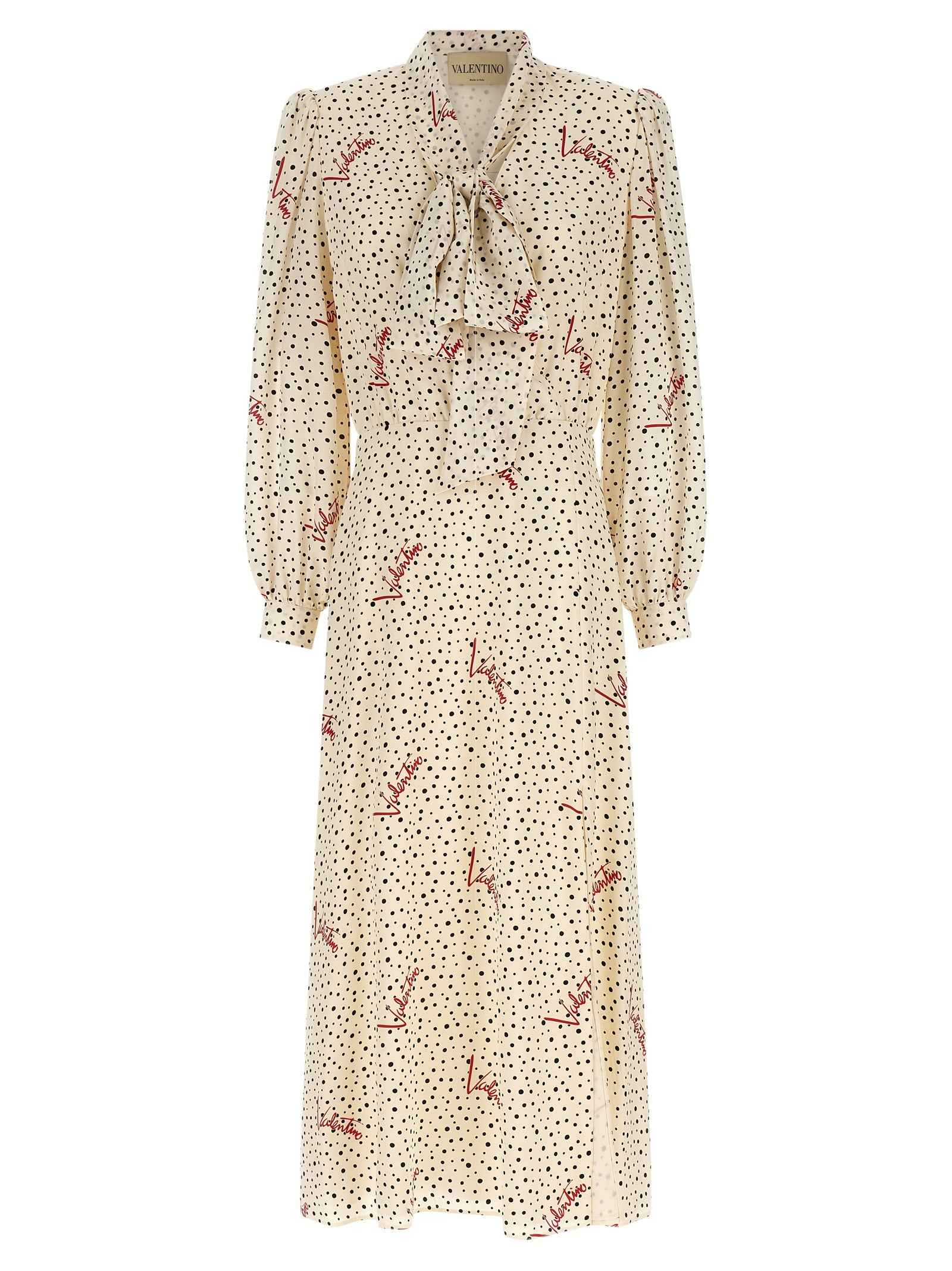 Valentino Garavani Multicolor Silk Midi Dress