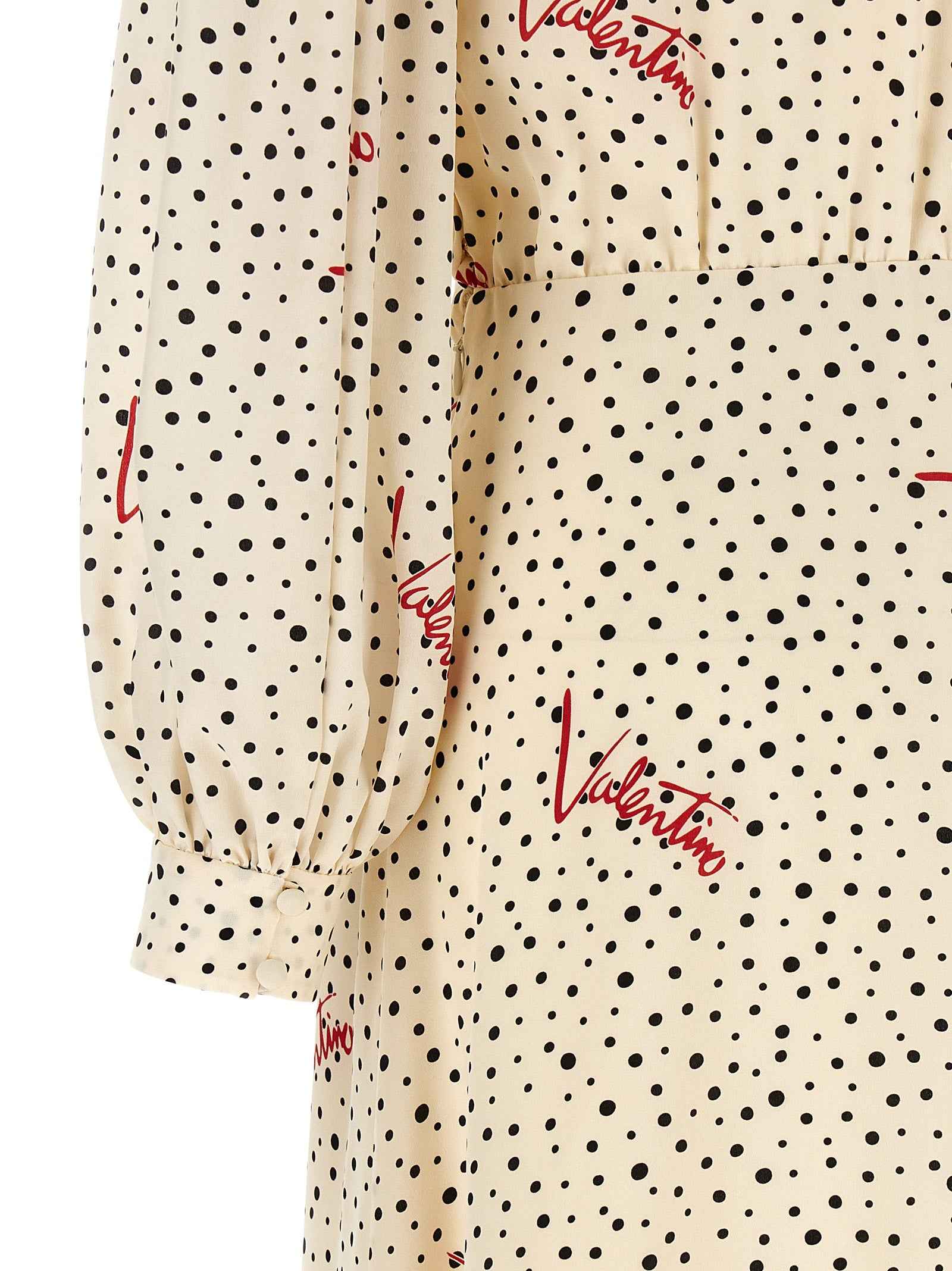 Valentino Garavani Multicolor Silk Midi Dress