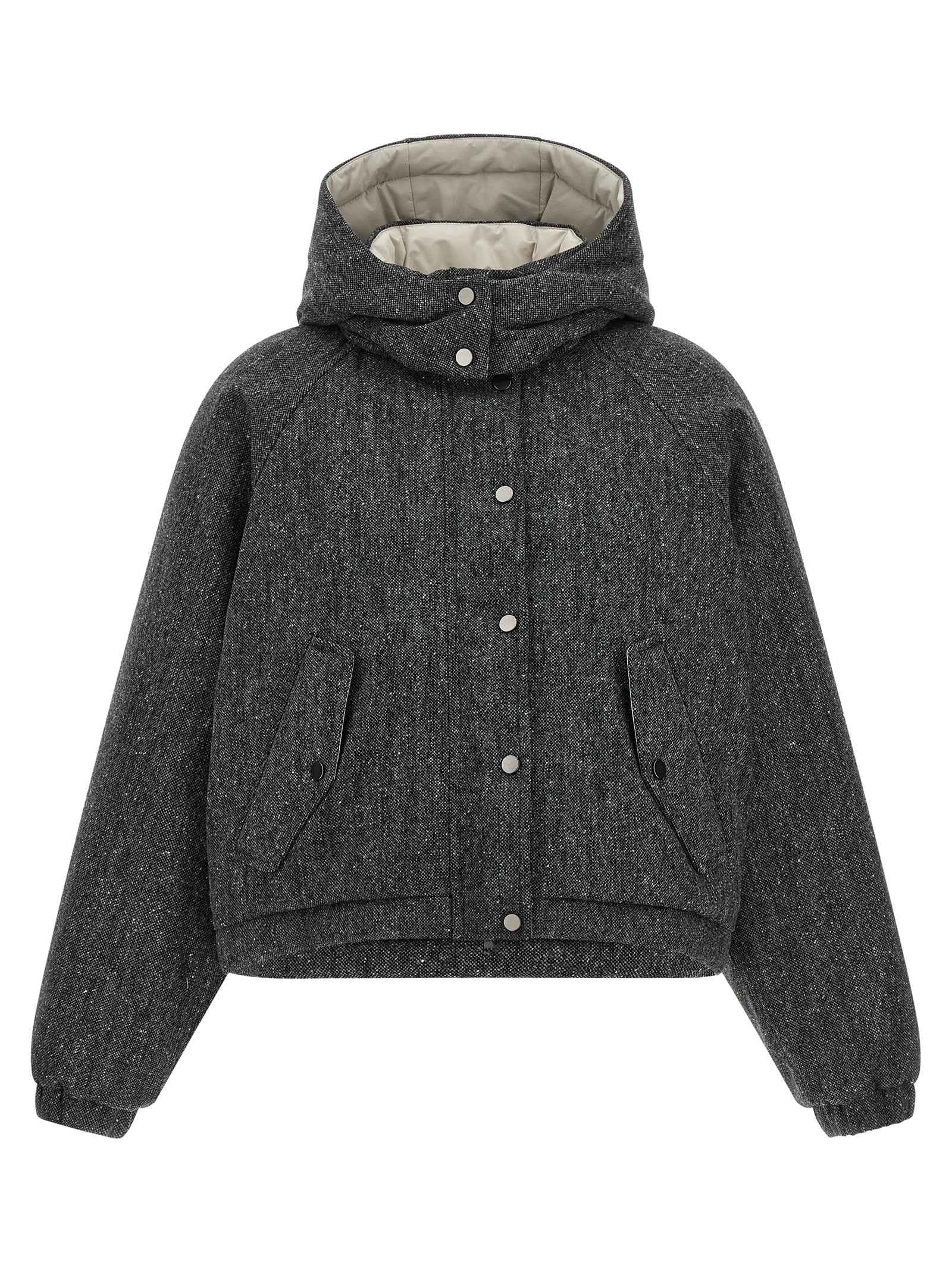 Brunello Cucinelli Gray Virgin Wool Jacket