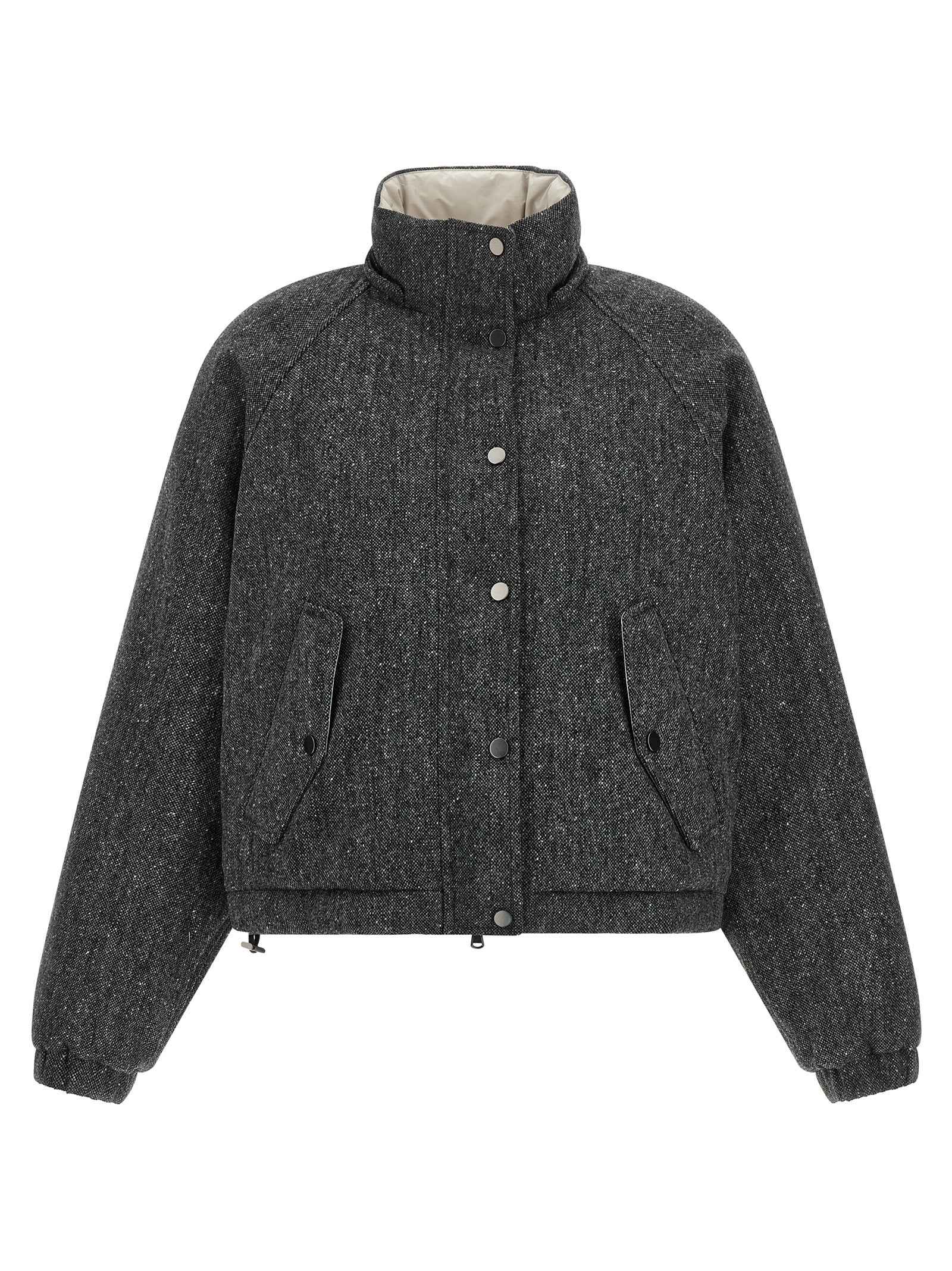 Brunello Cucinelli Gray Virgin Wool Jacket
