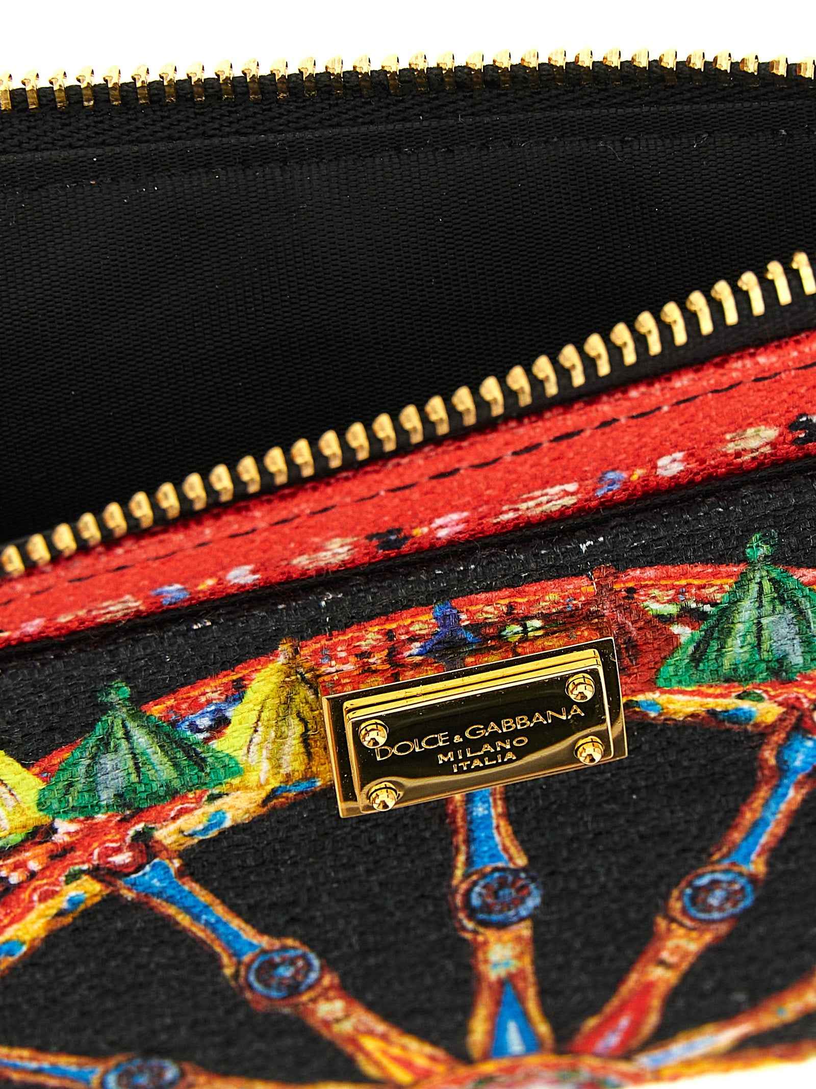 Dolce & Gabbana Multicolor Cotton Cardholder