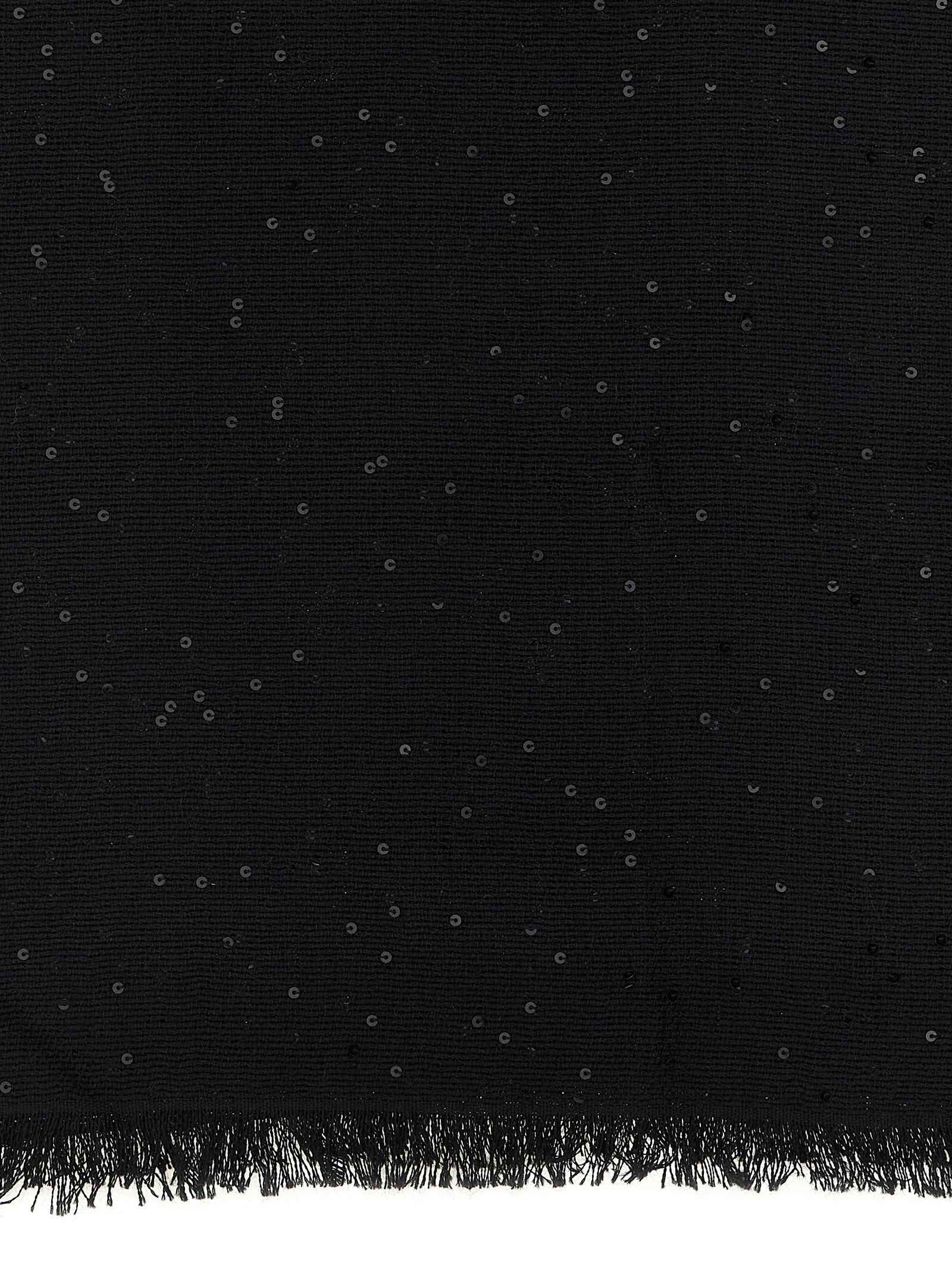 Brunello Cucinelli Black Cashmere Scarf