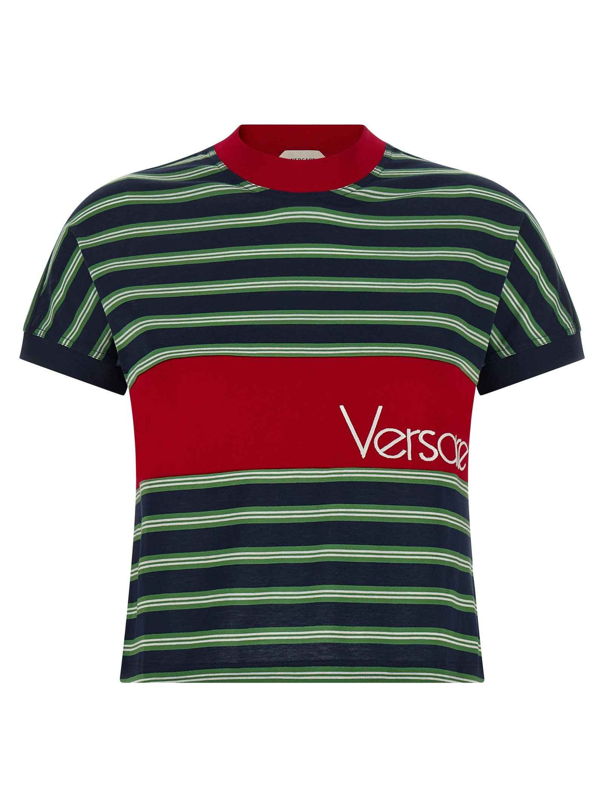 Versace Multicolor Cotton T-Shirt