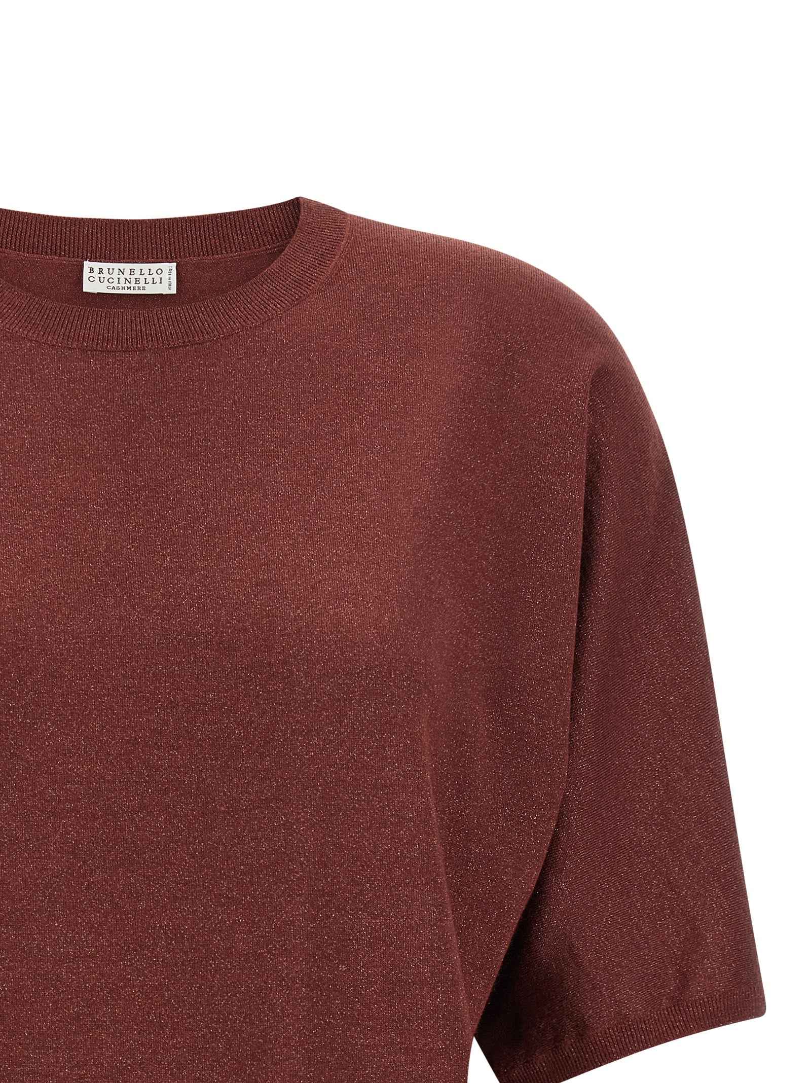 Brunello Cucinelli Bordeaux Cashmere Cardigan