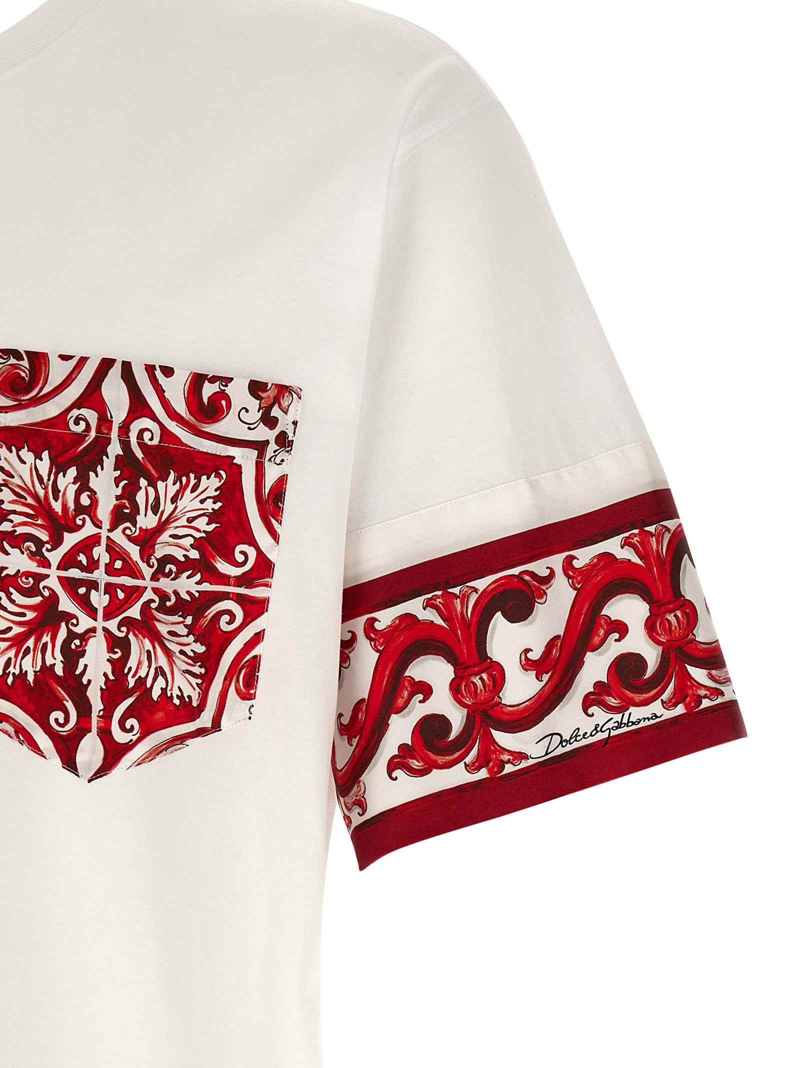 Dolce & Gabbana Multicolor Cotton T-Shirt
