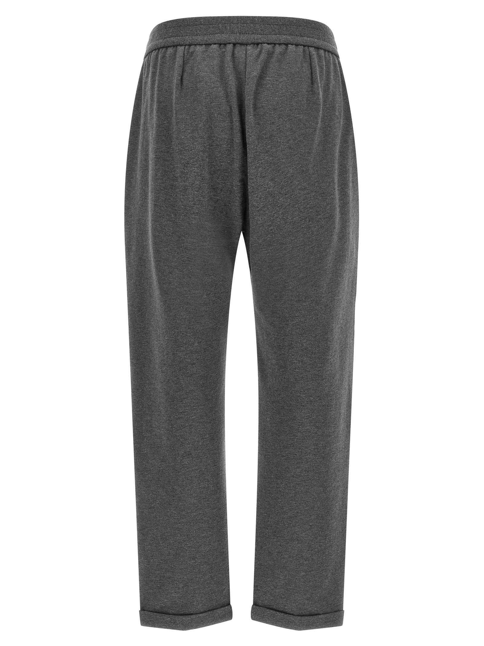 Brunello Cucinelli Gray Cotton Casual Pants