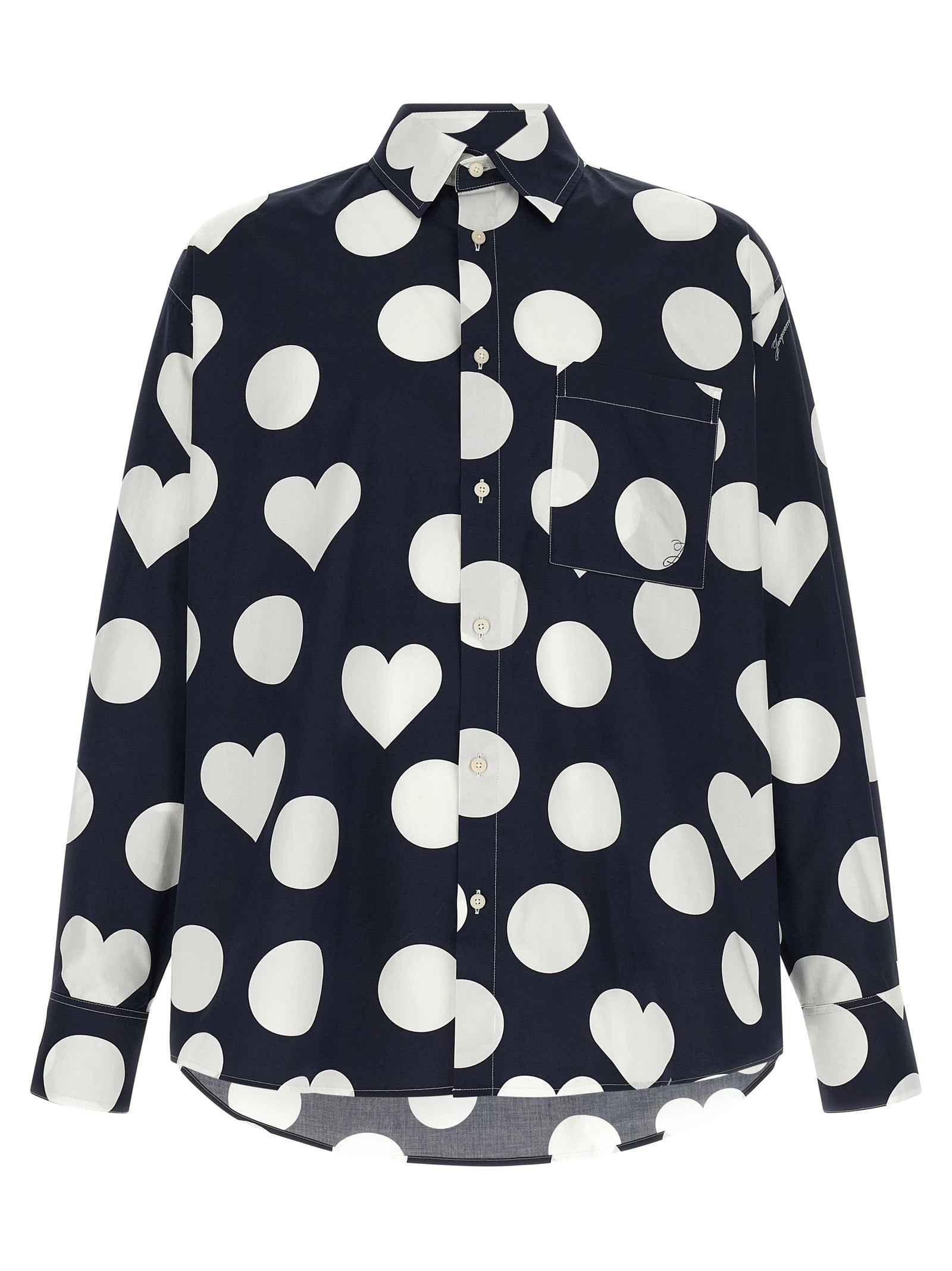 Jacquemus Blue Cotton Blouse