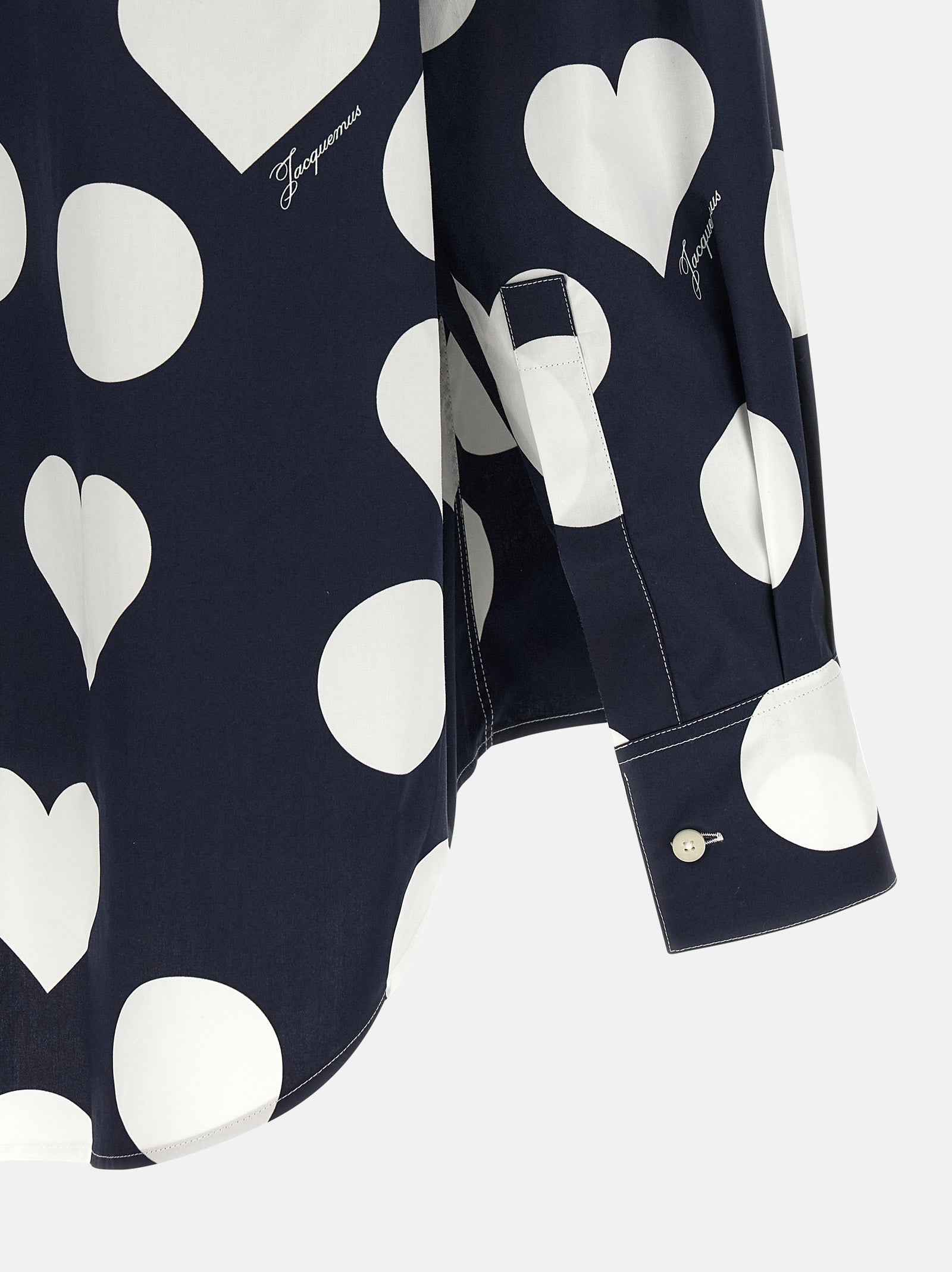 Jacquemus Blue Cotton Blouse