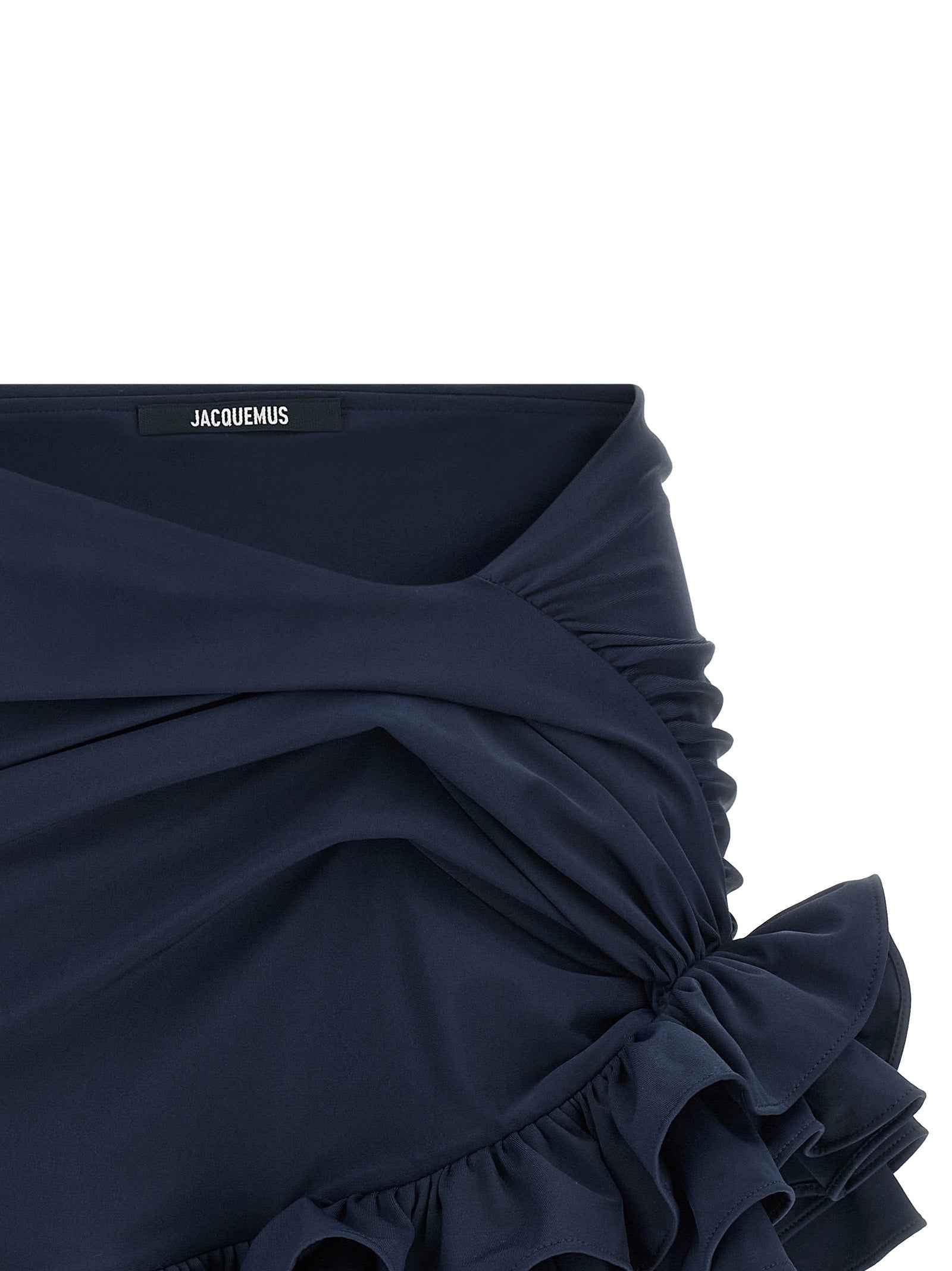 Jacquemus Blue Polyamide Long Skirt