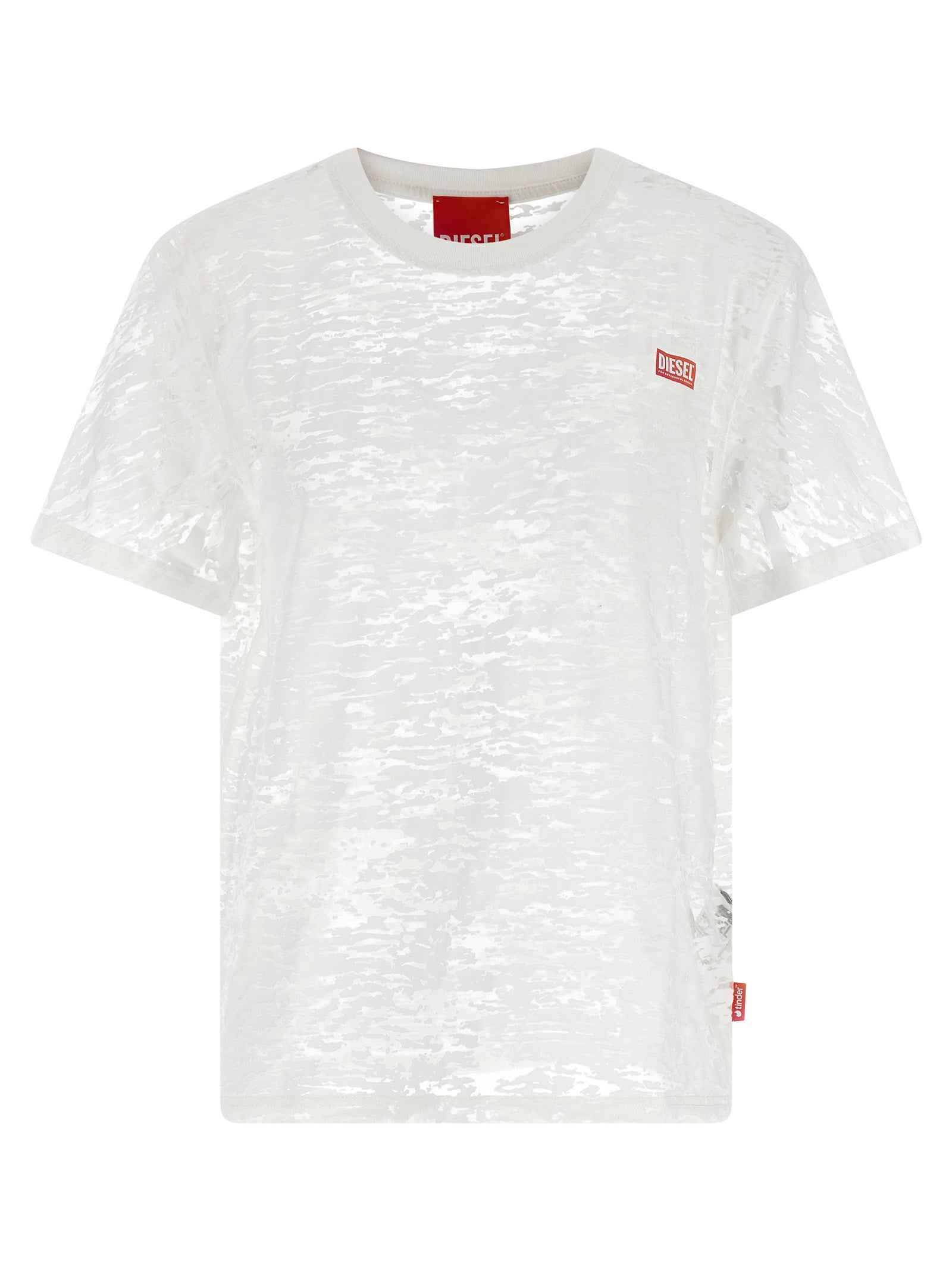 Diesel White Cotton T-Shirt