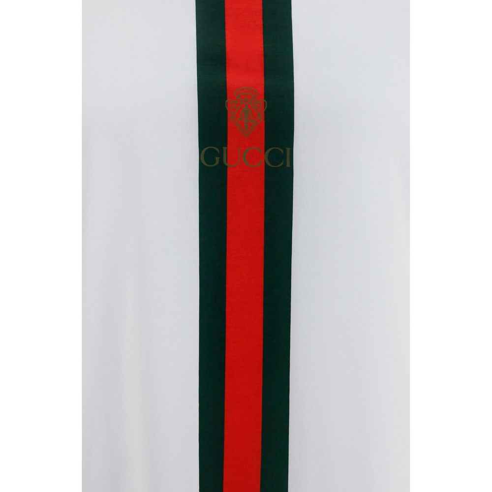 Gucci White Cotton T-Shirt