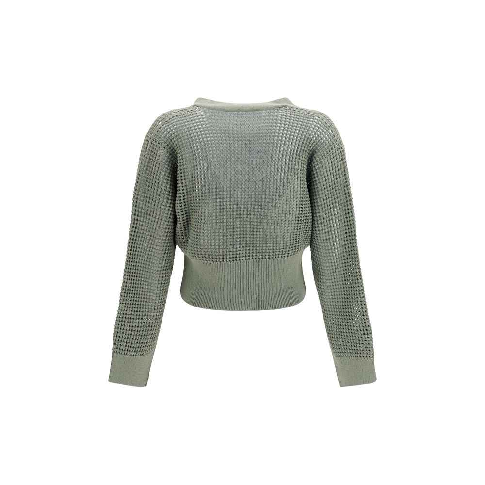 Brunello Cucinelli Bicolor Cotton Cardigan