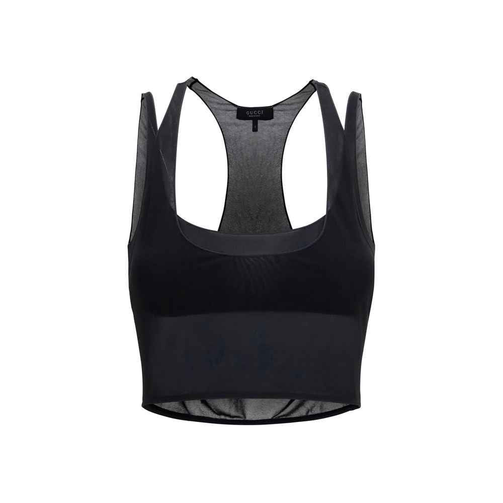 Gucci Black Viscose Blouse