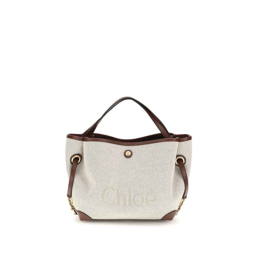 Chloé Beige Fabric Handbag