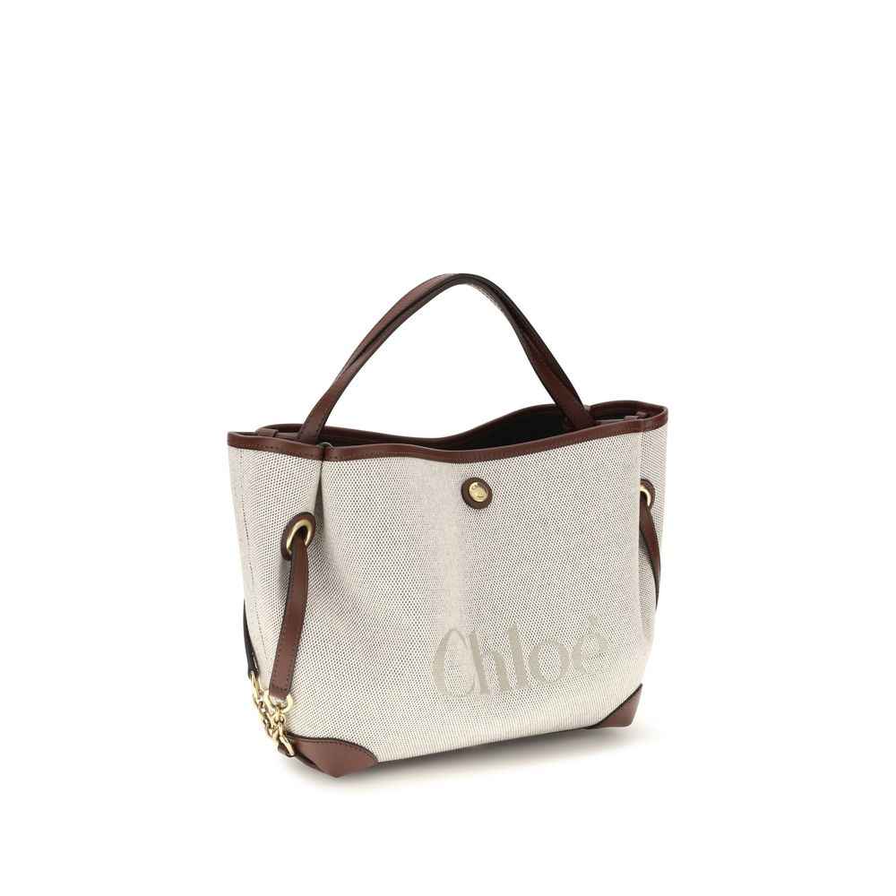 Chloé Beige Fabric Handbag