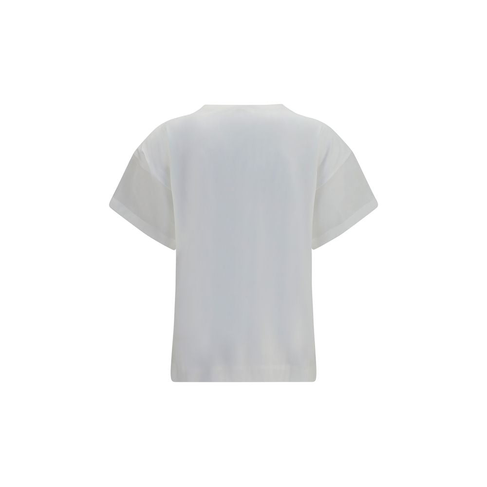 Brunello Cucinelli White Cotton T-Shirt