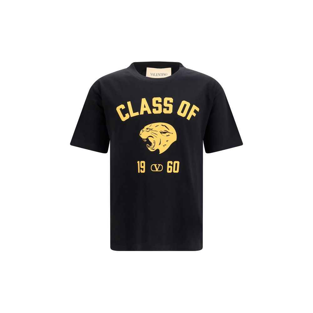 Valentino Garavani Black Cotton T-Shirt