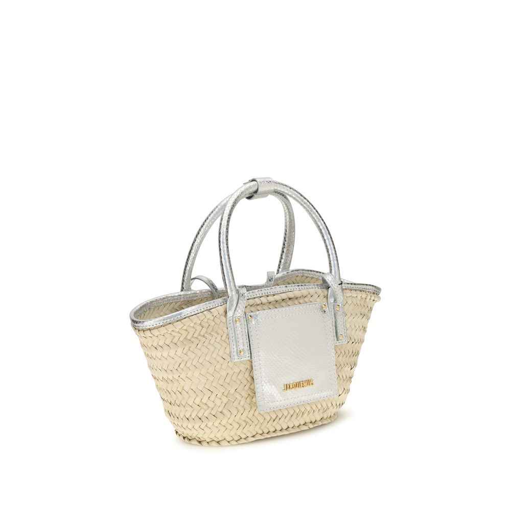 Jacquemus Beige Raffia Handbag