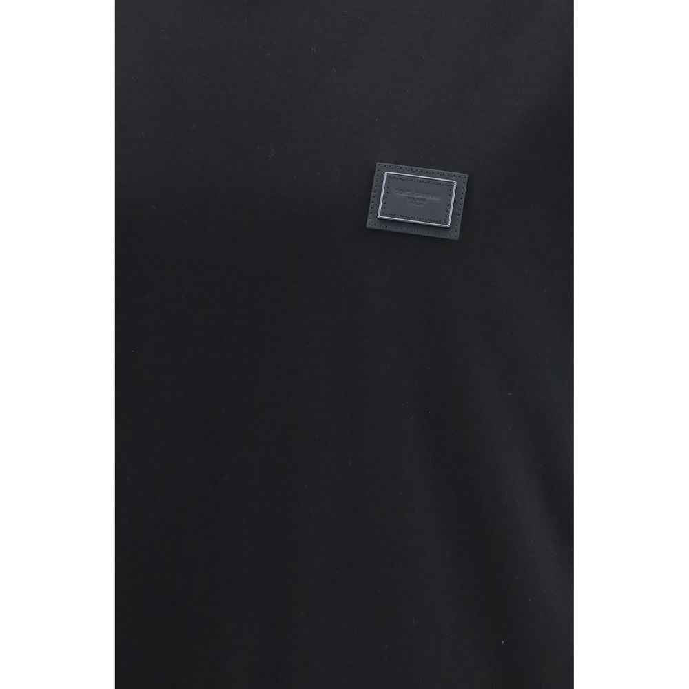Dolce & Gabbana Black Cotton T-Shirt