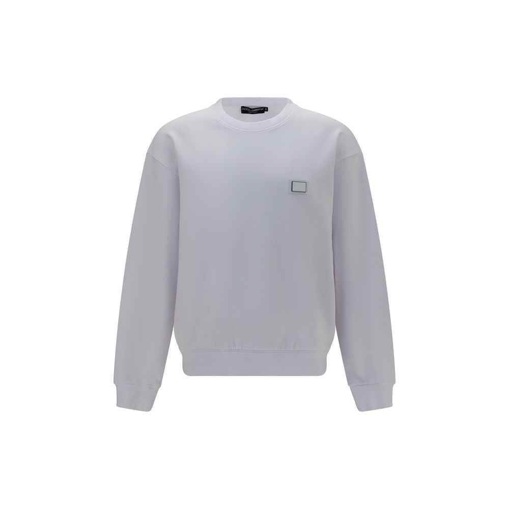 Dolce & Gabbana White Cotton Sweatshirt