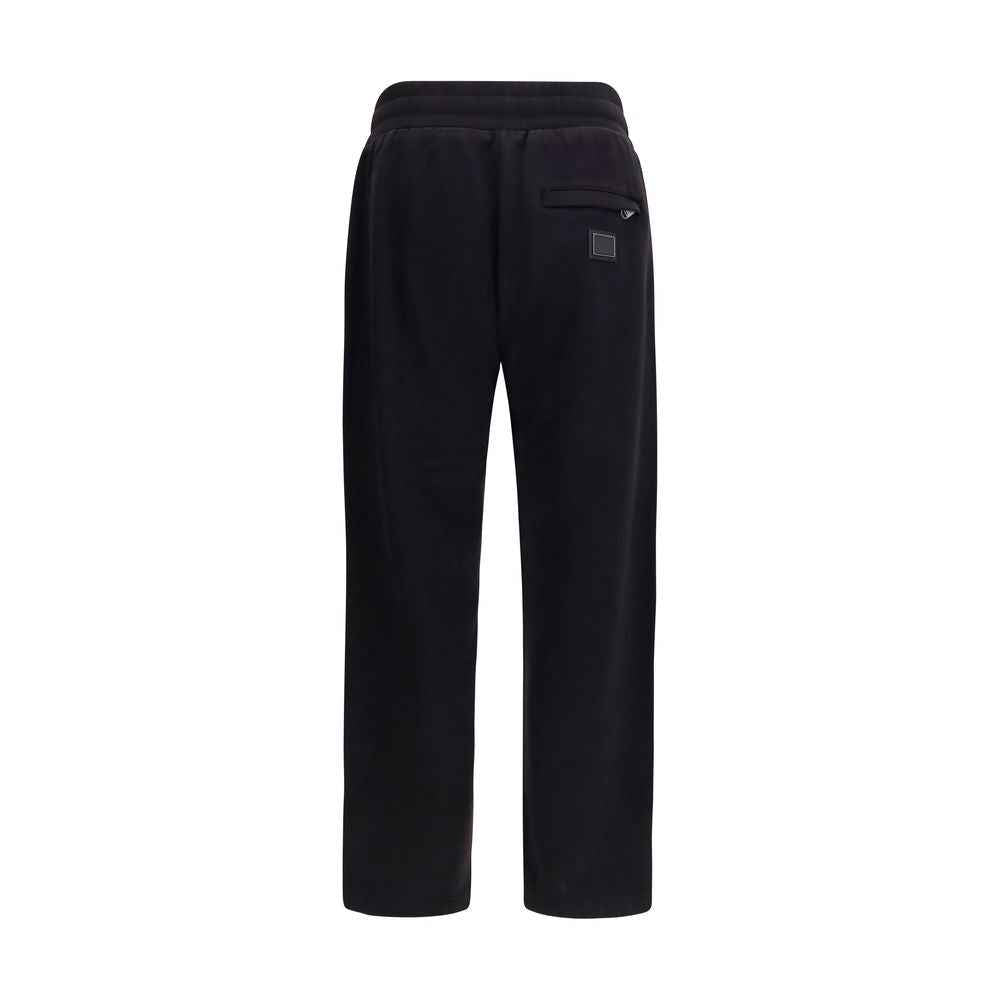 Dolce & Gabbana Black Cotton Joggers (Workout Pants)