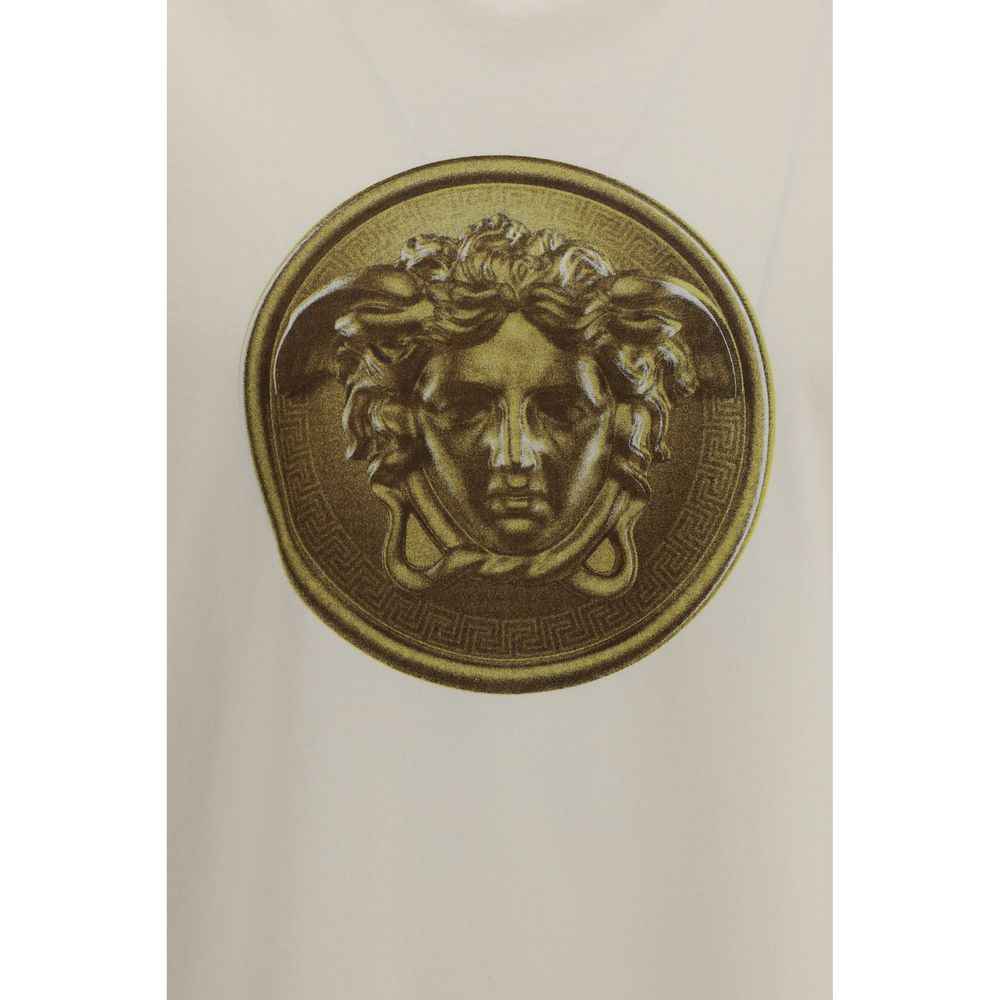 Versace Beige Cotton T-Shirt