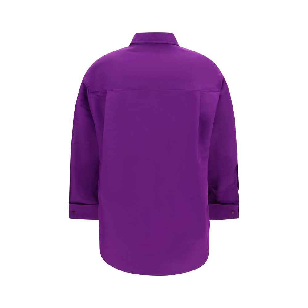 Balenciaga Purple Cotton Shirt