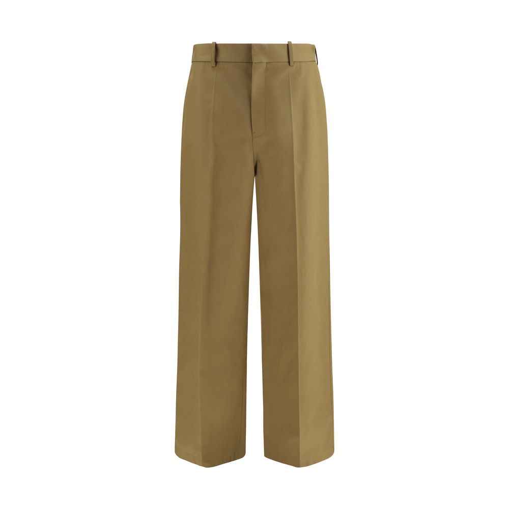 Balenciaga Beige Cotton Chino Pants