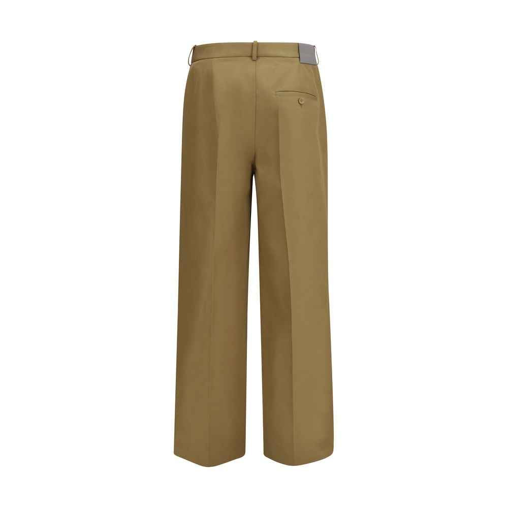 Balenciaga Beige Cotton Chino Pants