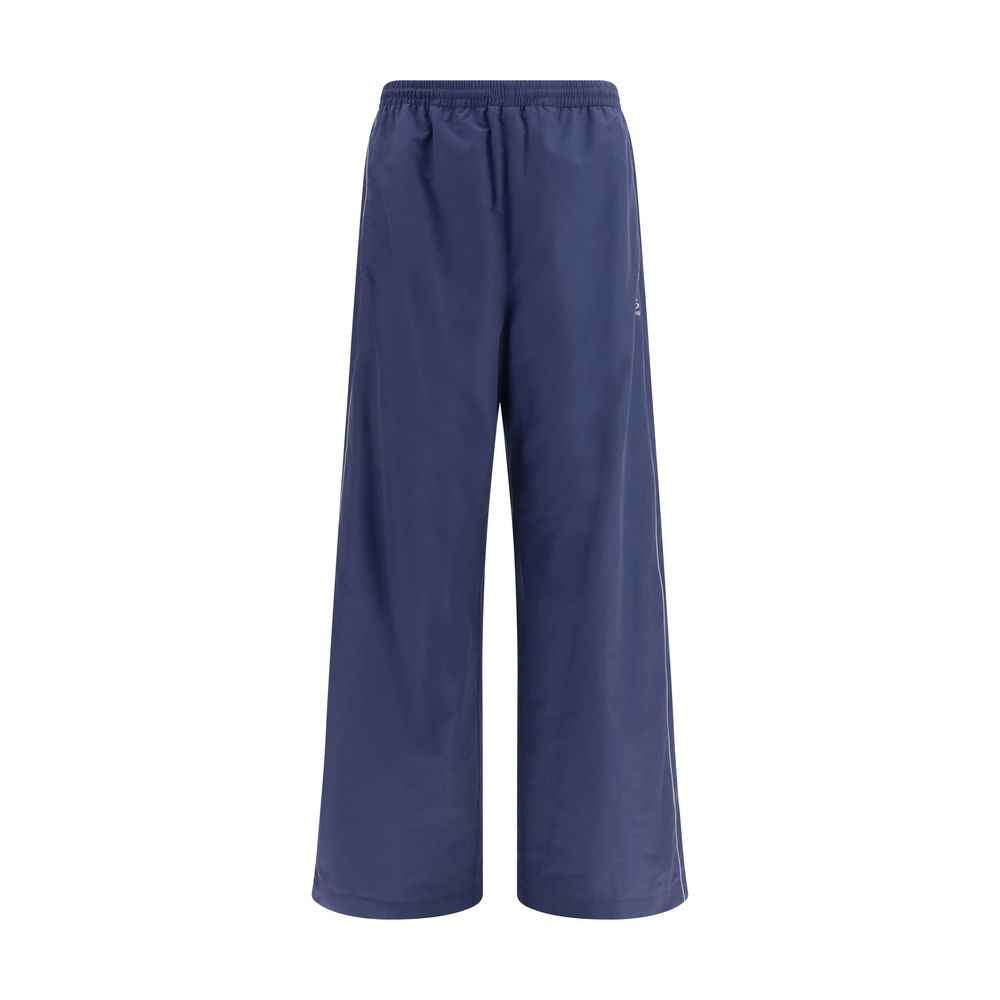 Balenciaga Blue Cotton Athletic Pants