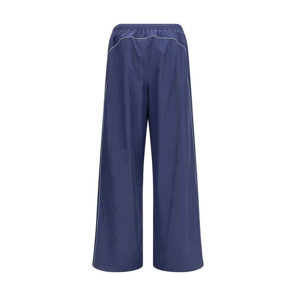 Balenciaga Blue Cotton Athletic Pants