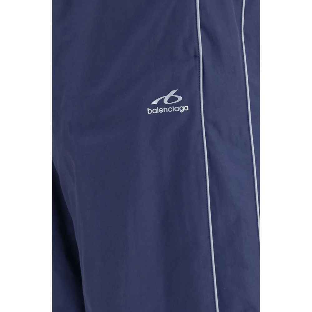 Balenciaga Blue Cotton Athletic Pants