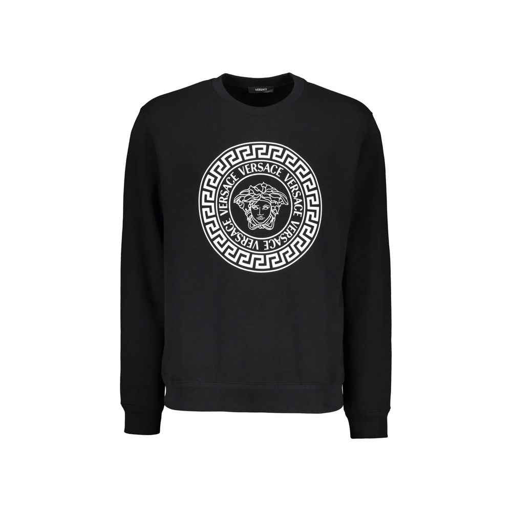 Versace Black Cotton Sweatshirt