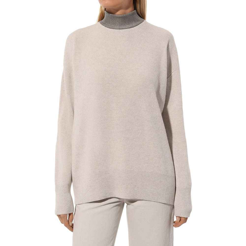 Brunello Cucinelli Beige Cashmere Sweater