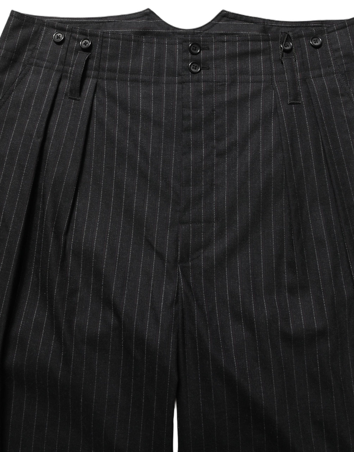 Dolce & Gabbana Black Pinstripe Wool Men Dress Trouser Pants